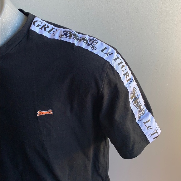 Le Tigre Black Tape T Shirt Large - Picture 4 of 7